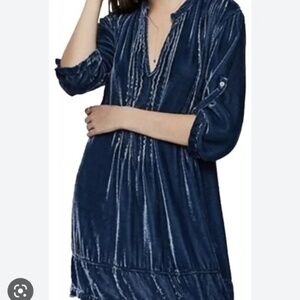 CP Shades Velvet Tunic Mini Top Small